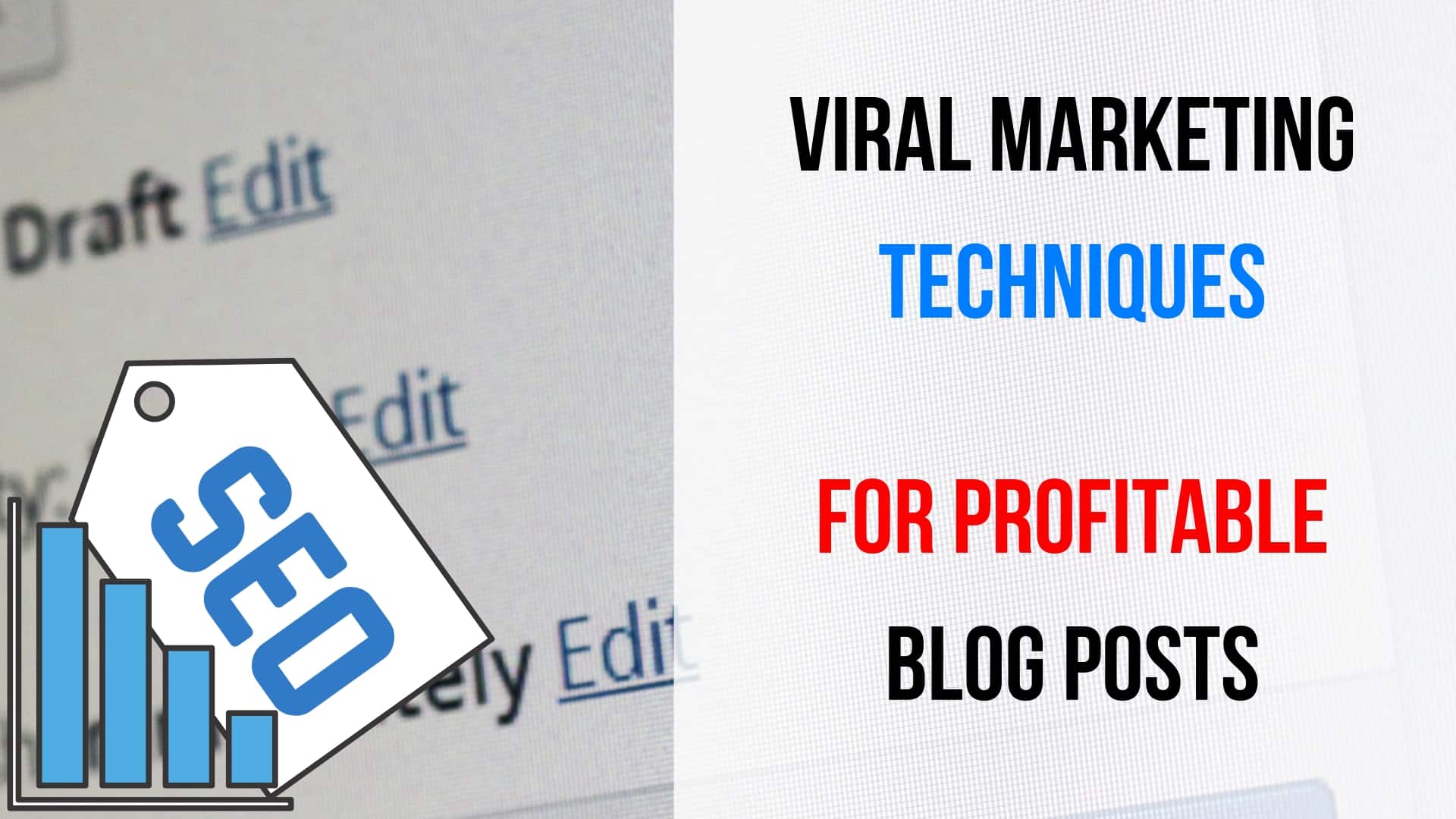 Viral marketing techniques for profitable blog posts