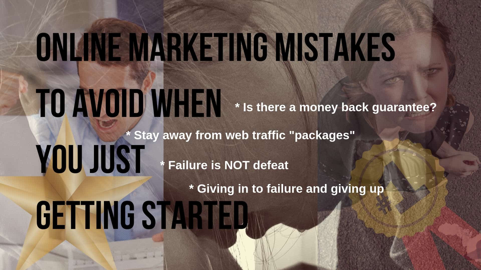 Online marketing mistakes to avoid when you just getting started