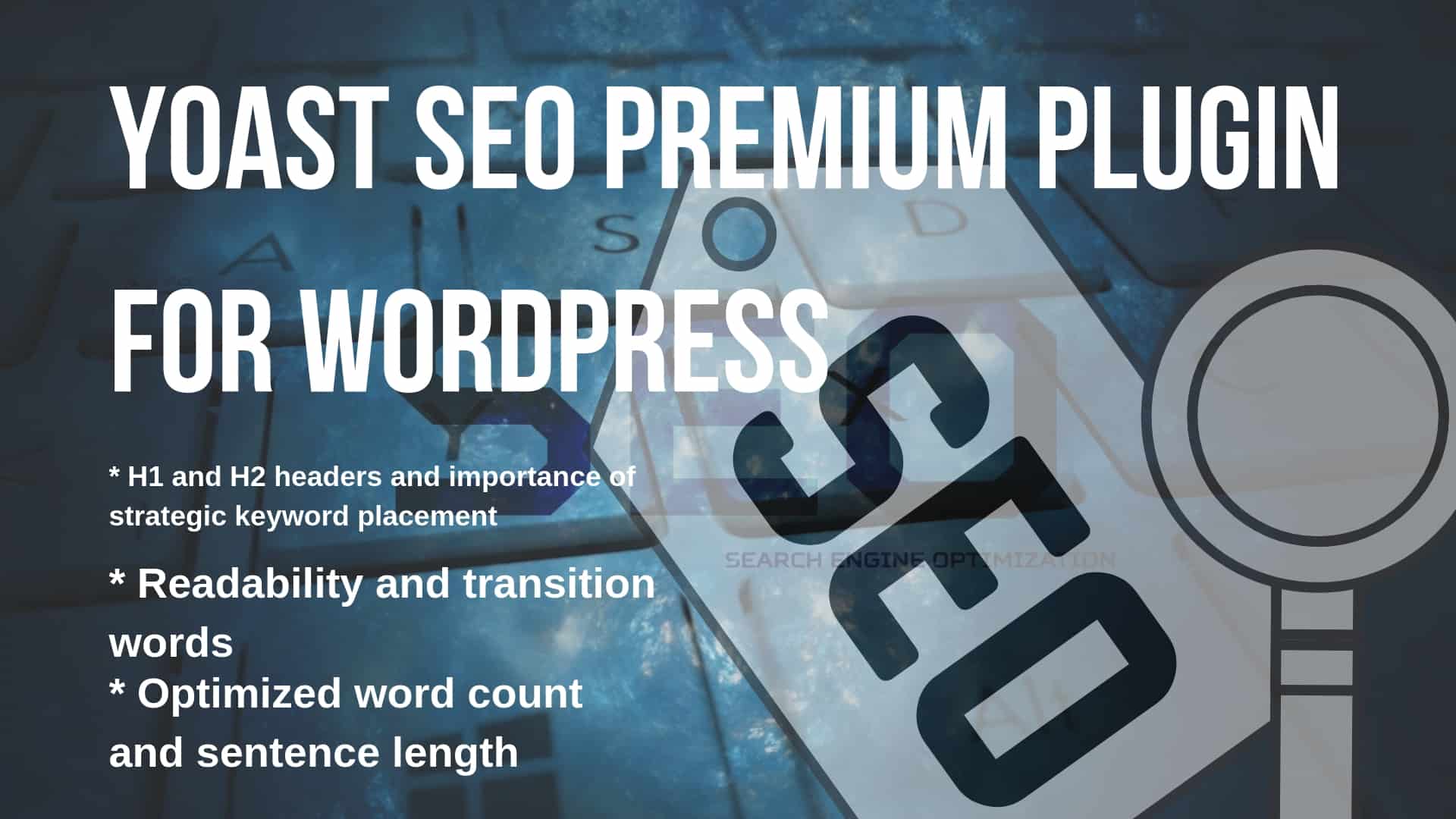 Yoast SEO premium plugin for WordPress