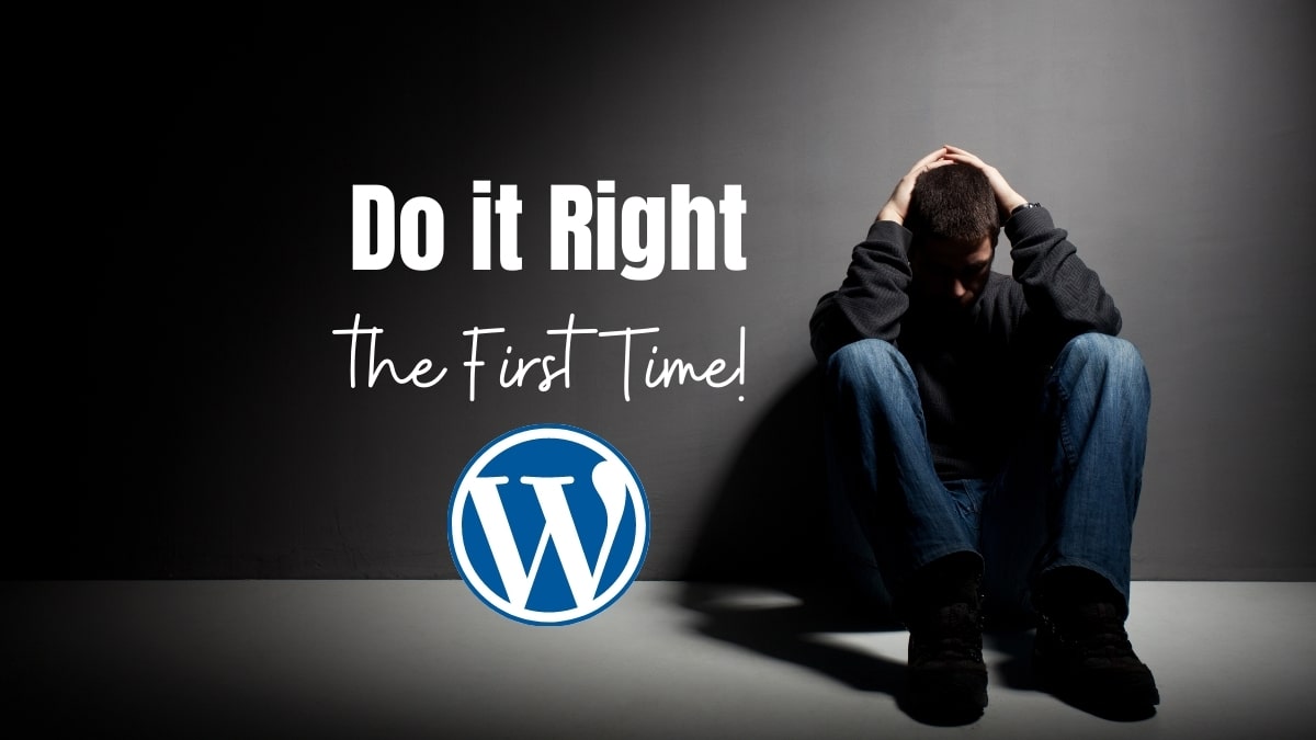 get it right the first time blogging