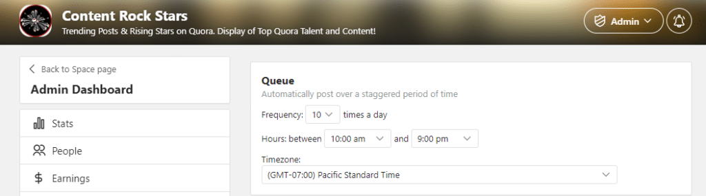 Choosing the right scheduled times