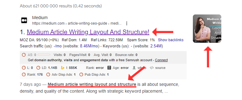 Writing Articles For SEO Featured Snippets First Lines Of Text